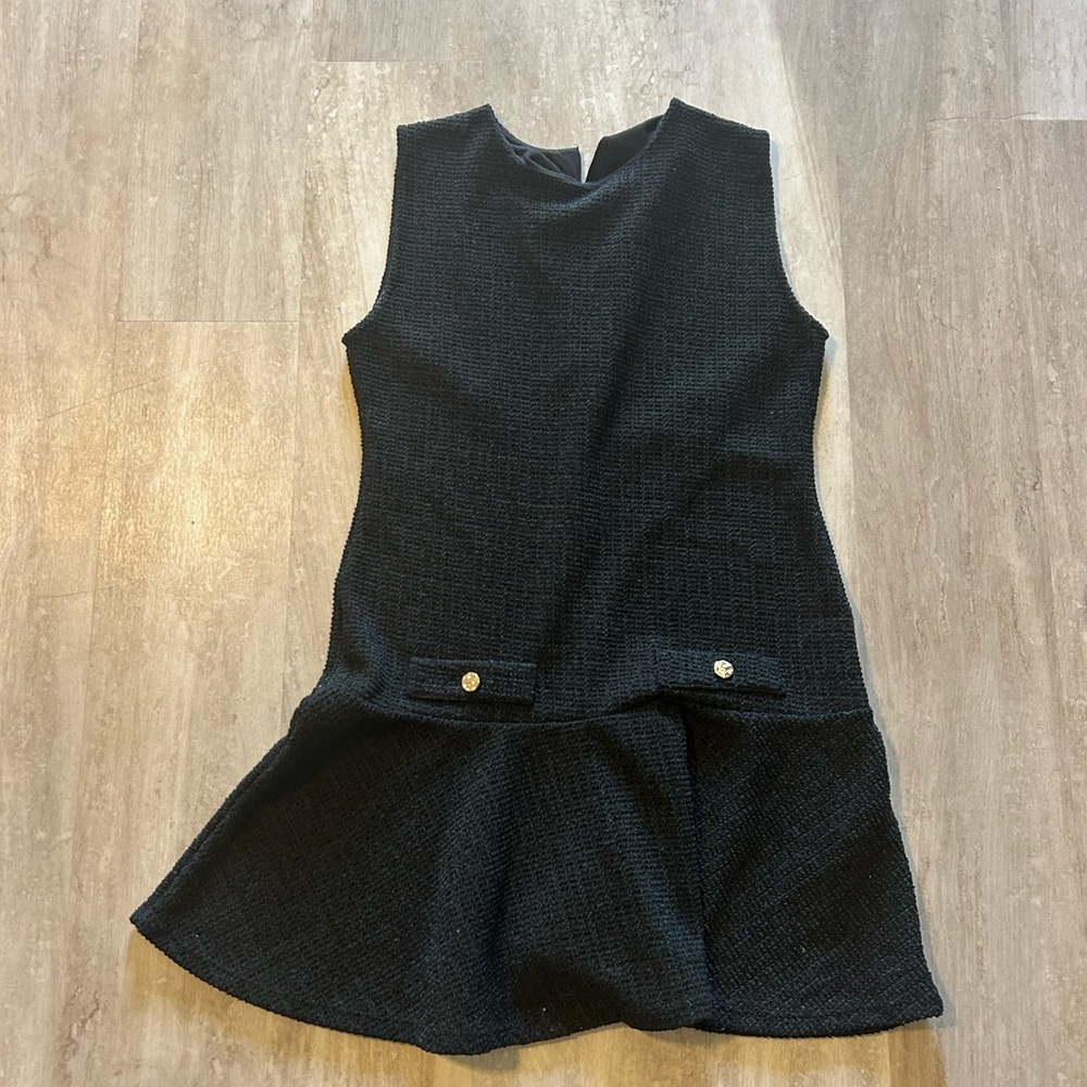 Black Tweed Zara Dress